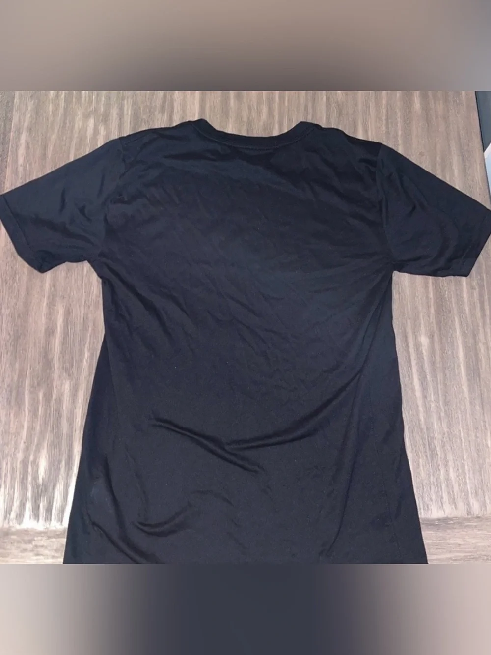 Nike Black Short Sleeve Tee with Green Camo Swoosh